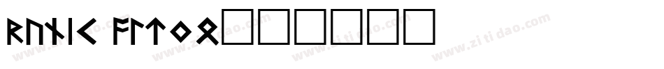 Runic AltNo字体转换